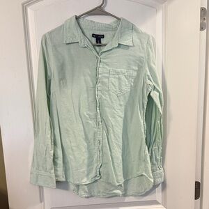 GAP Light Green Button Down Shirt